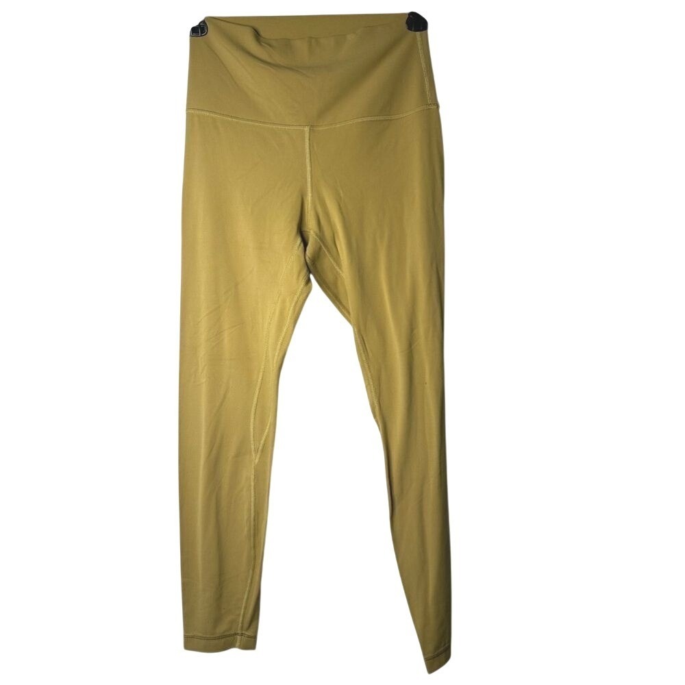 Lululemon Align High Rise Pant 25 Mustard Yellow Gold‎ Nulu - Picture 2 of 5